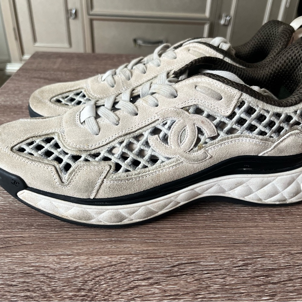 Used Chanel sneakers unisex 100 percent authentic